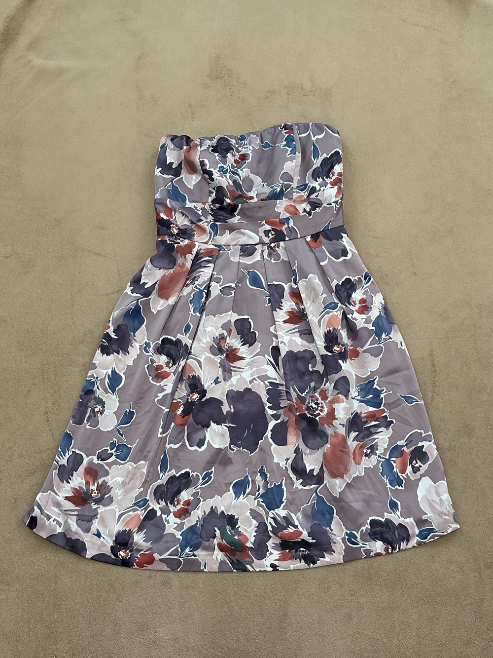 The Limited strapless mini dress